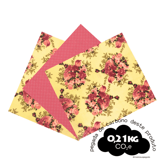 Kit Pano de Cera M (25x28cm) 3 Unidades