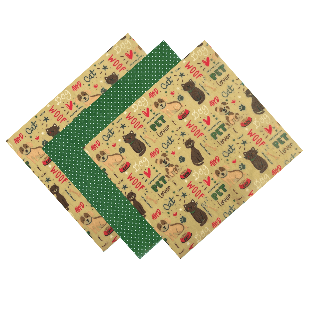 Kit Pano de Cera P (18x20cm) 3 Unidades