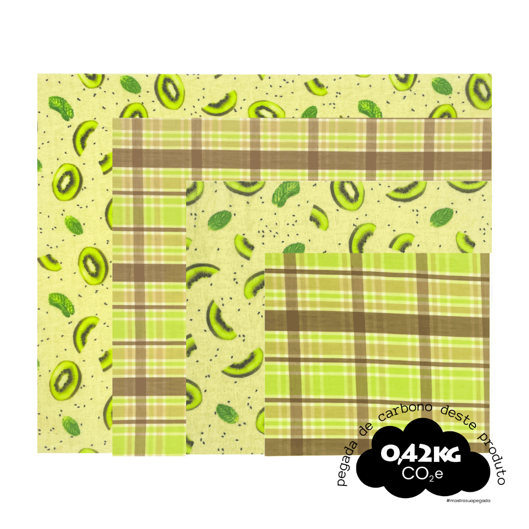 Kit Pano de Cera P/M/G/GG 4 Unidades