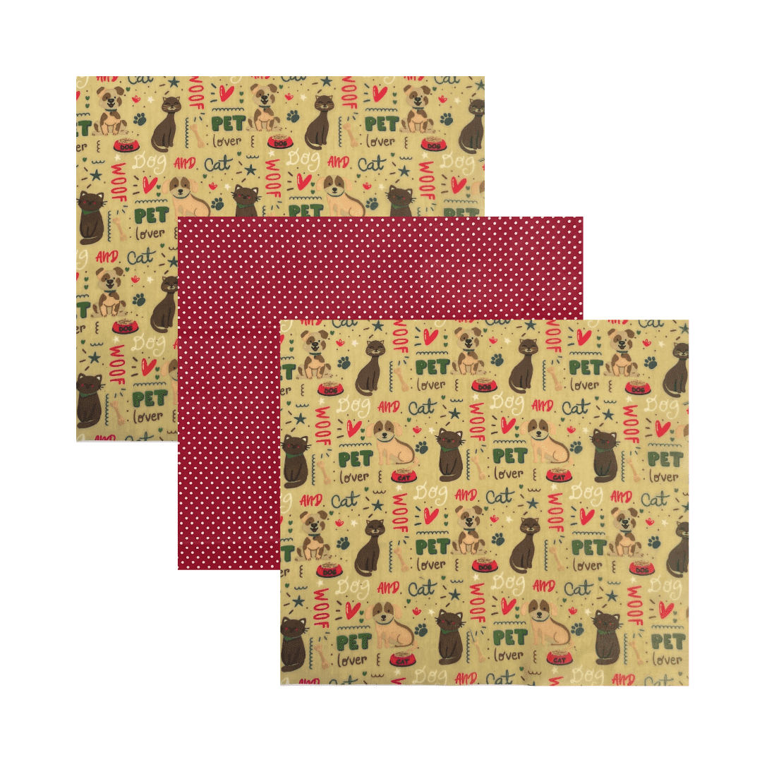 Kit Pano de Cera M (25x28cm) 3 Unidades