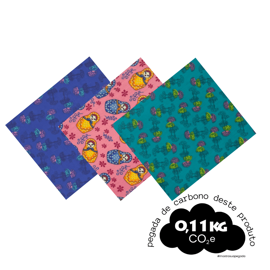 Kit Pano de Cera P (18x20cm) 3 Unidades