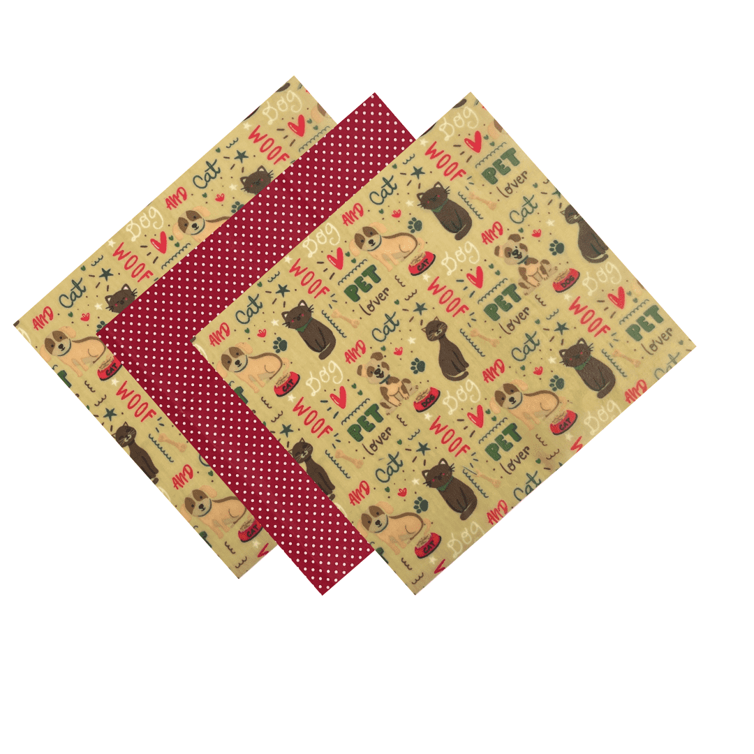 Kit Pano de Cera P (18x20cm) 3 Unidades